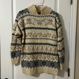 Outback Red 100% Wool Sweater